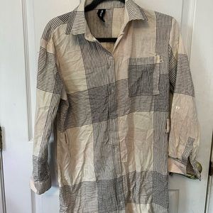 Patterned longed shirt